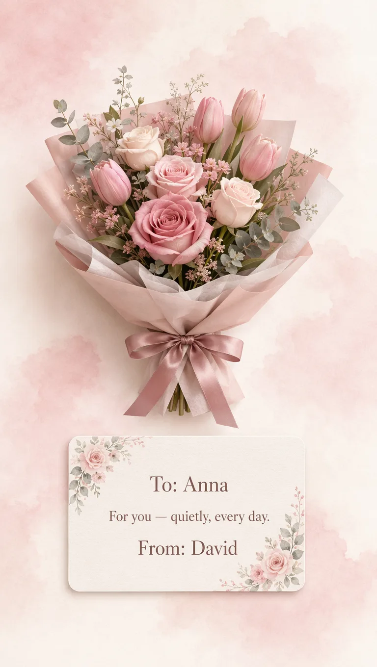 Quiet love — To Anna · From David